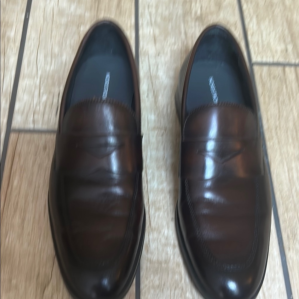 Men's Brown Leather Loafers
